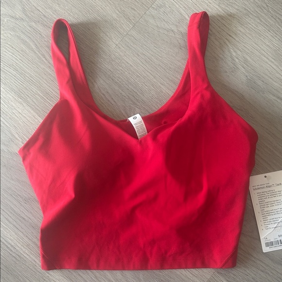 Lululemon Athletica Red Align Tank 14 - Picture 5 of 9